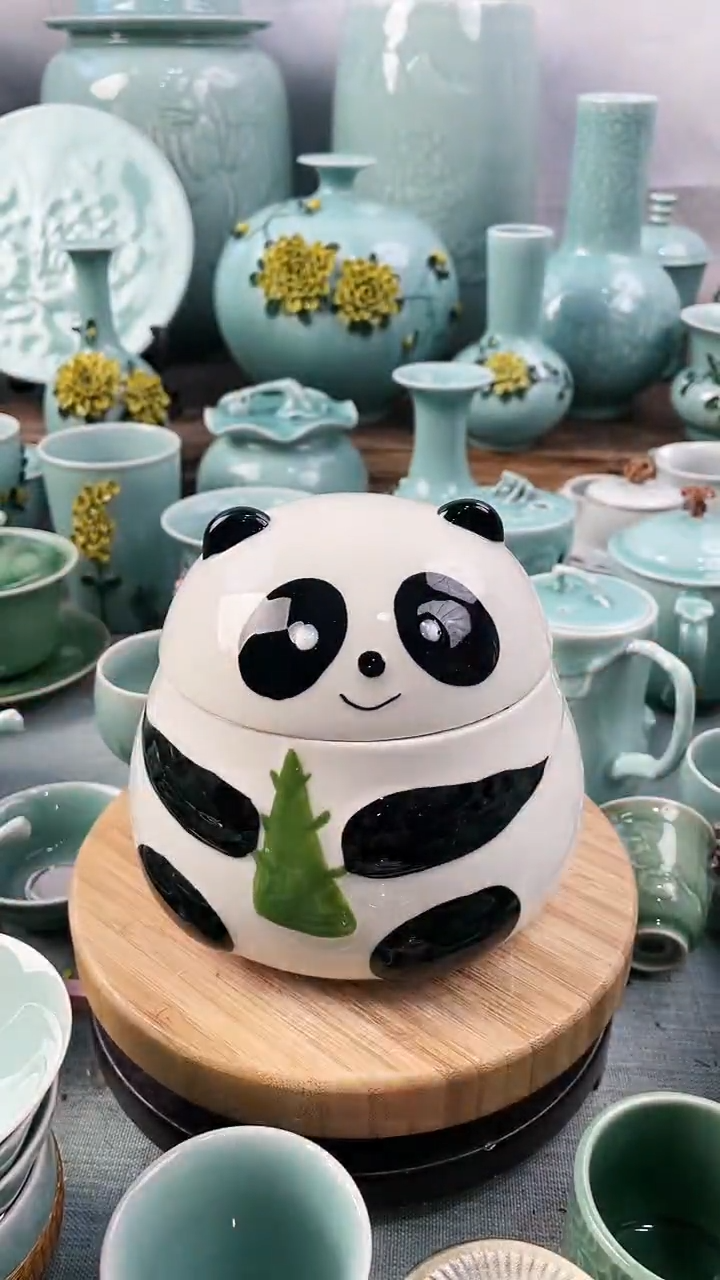 【闪购商品】特价 微瑕 慧仙青瓷