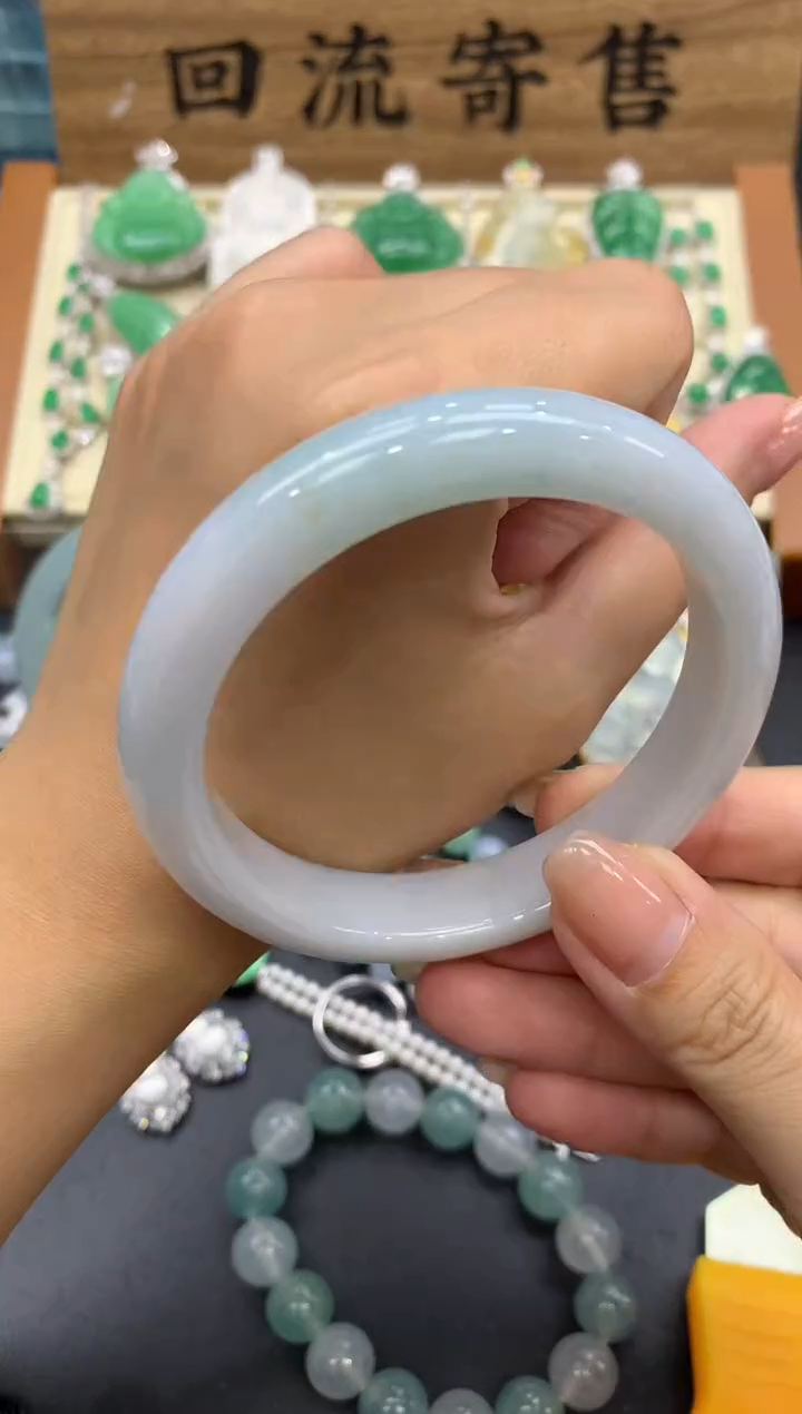 【闪购商品】翡翠手镯未镶嵌135-中国好珍宝