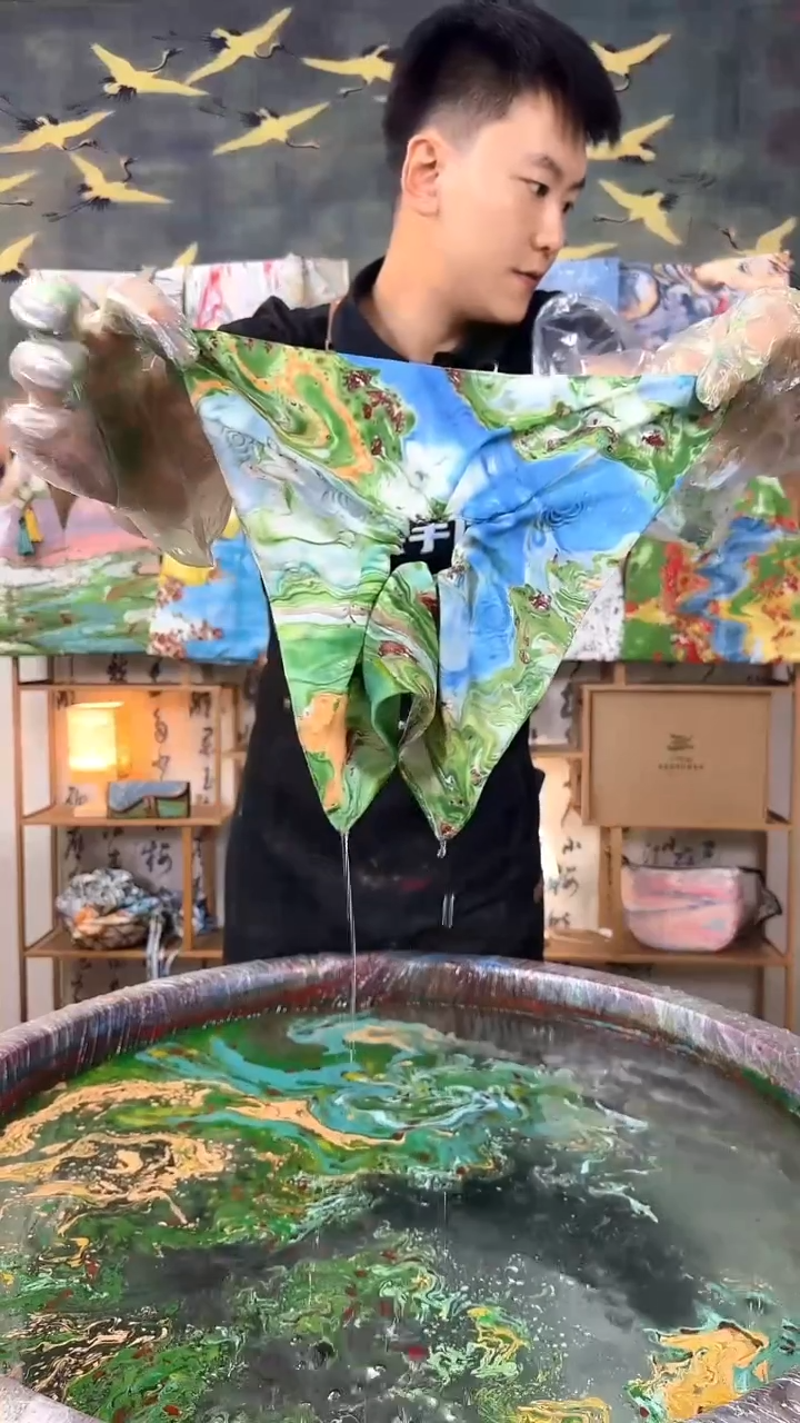 压花方巾 775 手工微瑕 不喜勿拍 不退不换