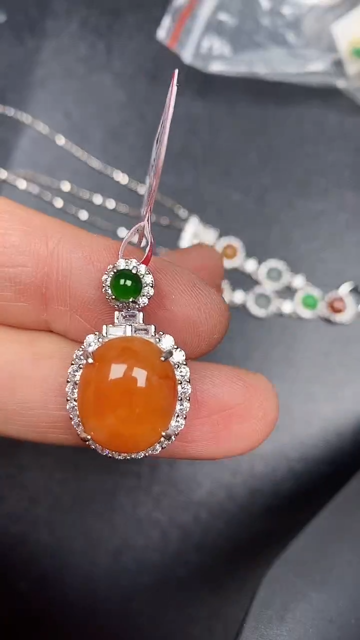 银S925镶嵌戒指翡翠1950