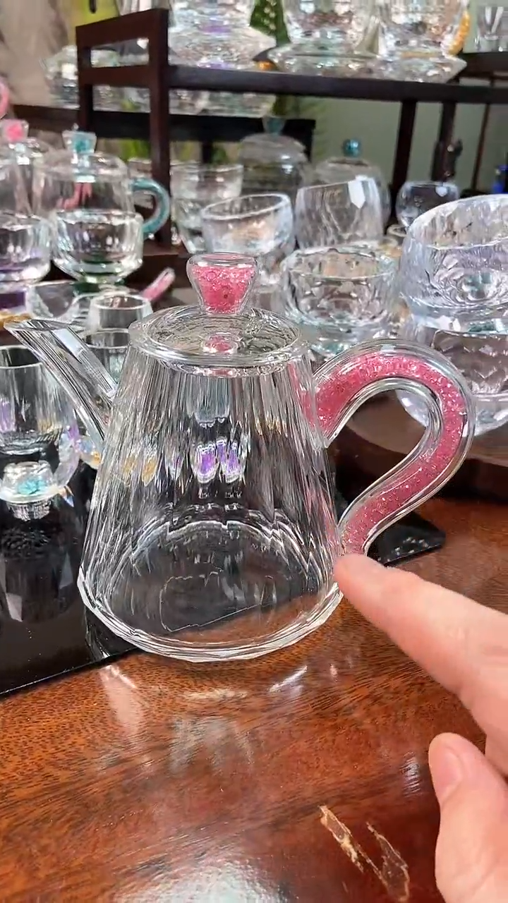 【闪购商品】粉色咖啡壶送1个100ml主人杯