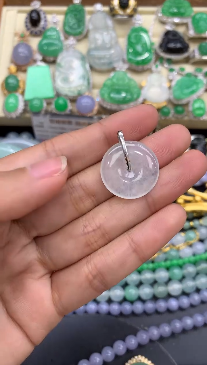 【闪购商品】翡翠颈饰18K金镶嵌183-中国好珍宝