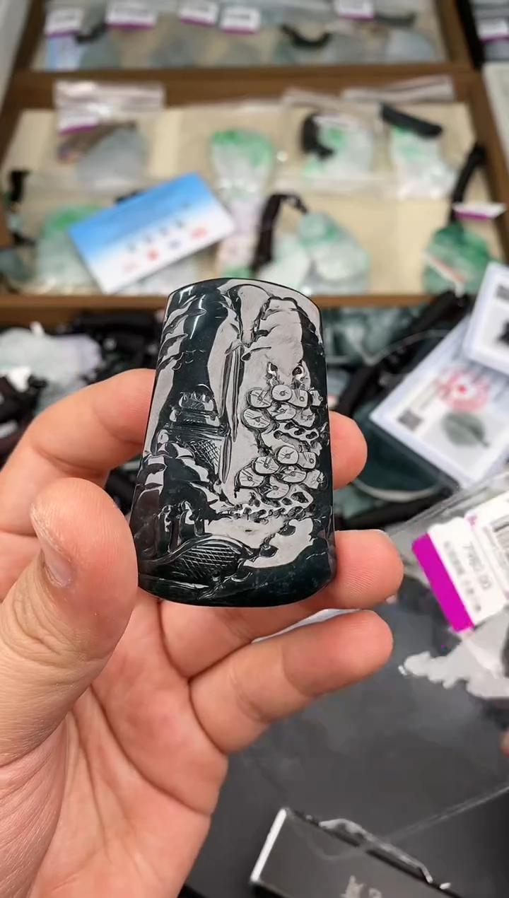 【闪购商品】翡翠颈饰未镶嵌  天然翡翠，一物一图