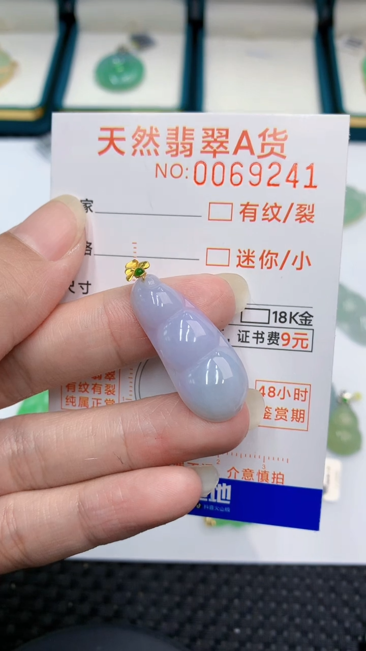 【闪购商品】翡翠颈饰18K金镶嵌            8