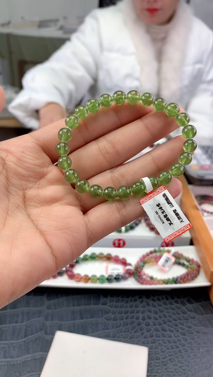 未镶嵌手链碧玺 多样性发一条