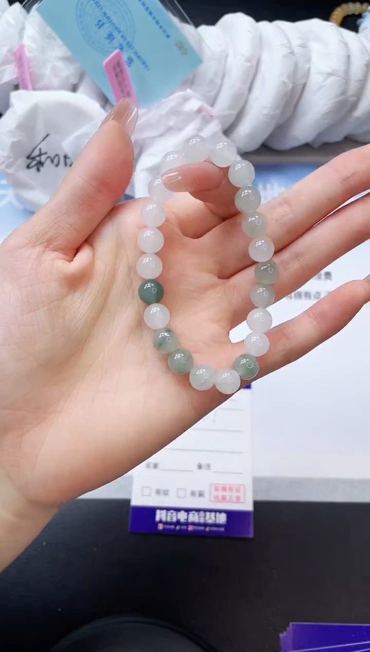 未镶嵌手链石英质玉天山翠手链多样性发货