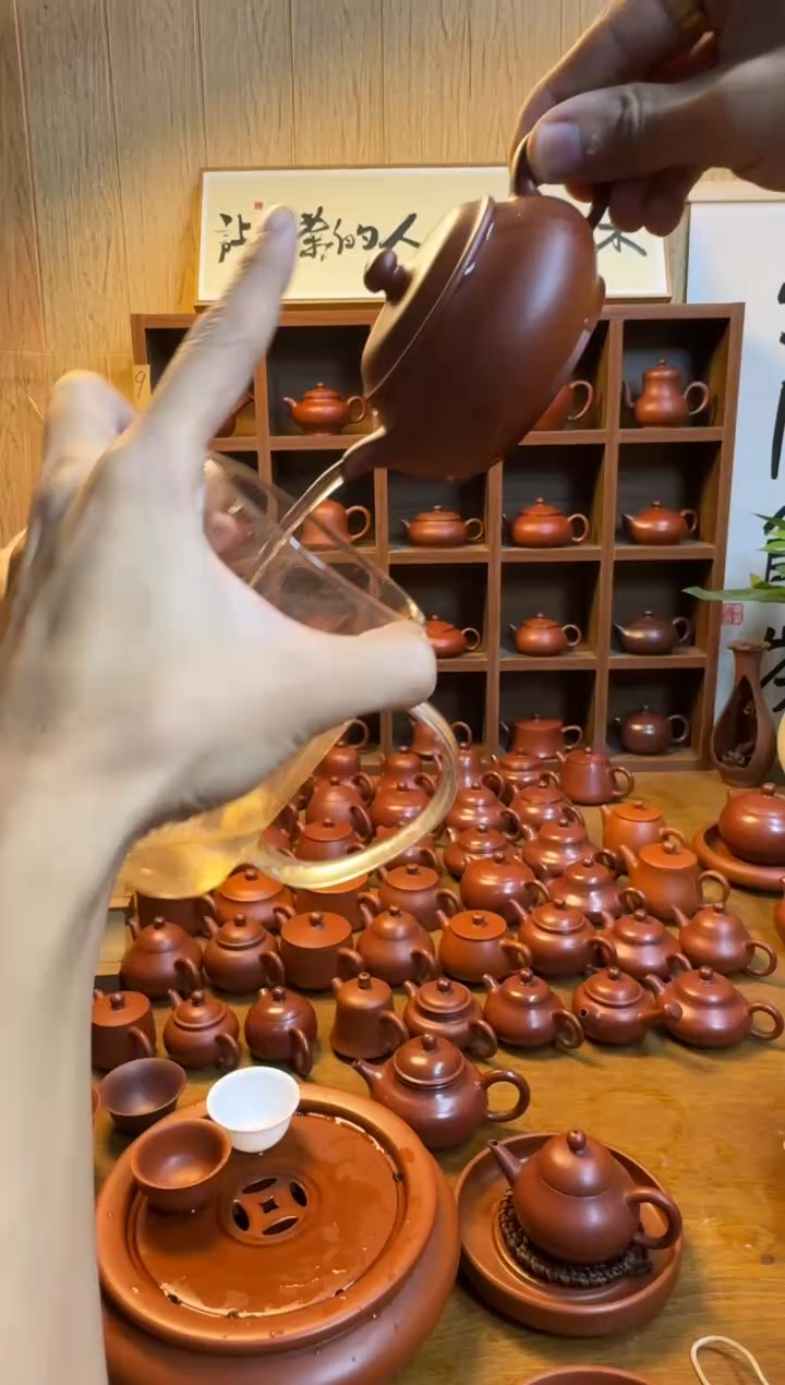 茶壶紫砂卖****?潮州原矿朱泥手拉壶明炉