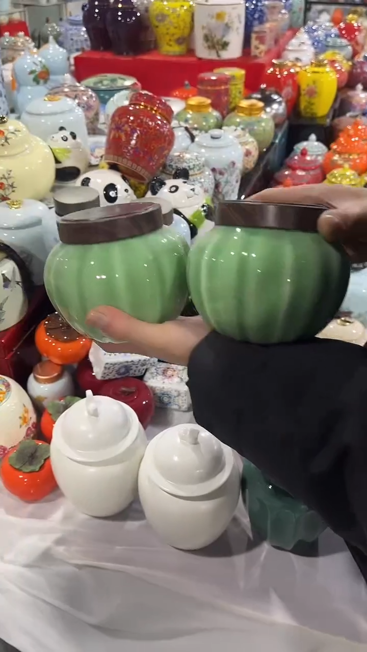 【闪购商品】其他陶瓷茶叶罐储物密封罐家用绿茶红茶普洱龙井