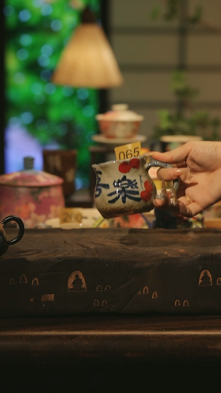 陶瓷景德镇高温手绘釉下彩设计师款式