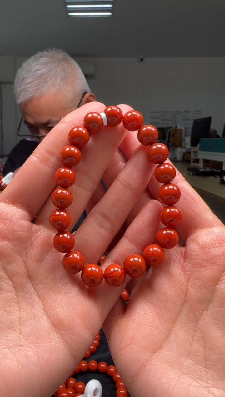 【闪购商品】南红玛瑙10mm瓦西手串圆珠未镶嵌多样性发一件