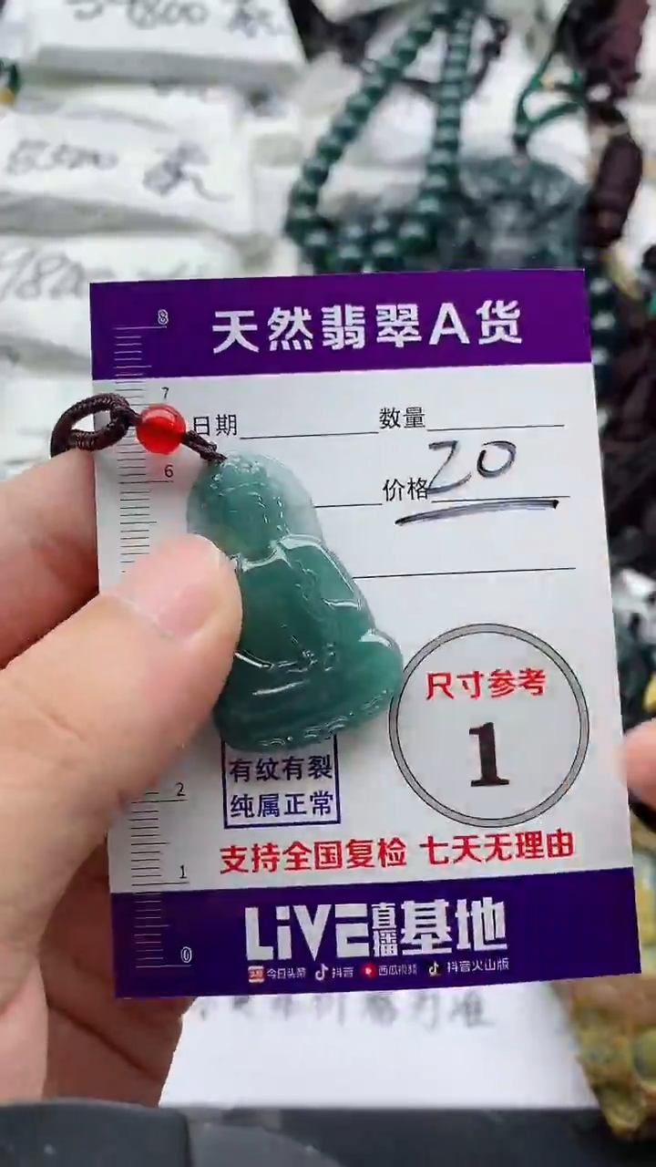 翡翠未镶嵌颈饰888