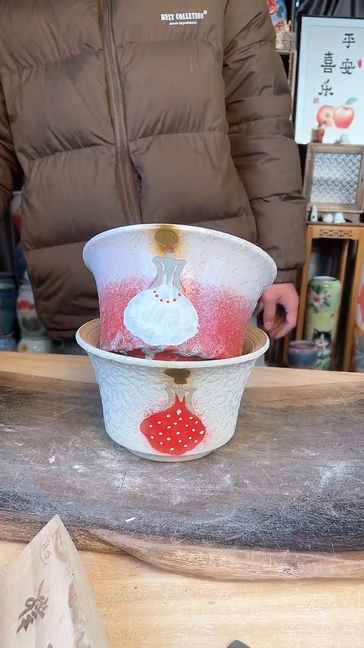 【闪购商品】摆件11-246口17高11  二个