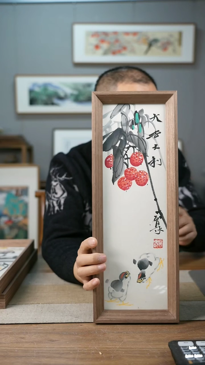 【闪购商品】书法协会会员老师带框作品-手书/绘同款作品