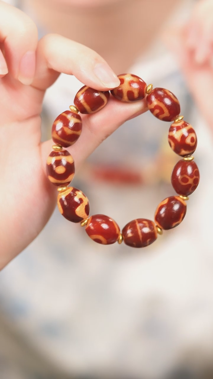 玛瑙/玉髓（覆膜）颈饰未镶嵌传世珠宝