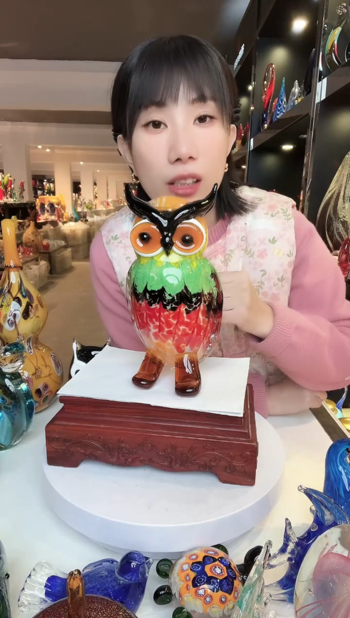 【闪购商品】茶盏琉璃摆件家居摆件