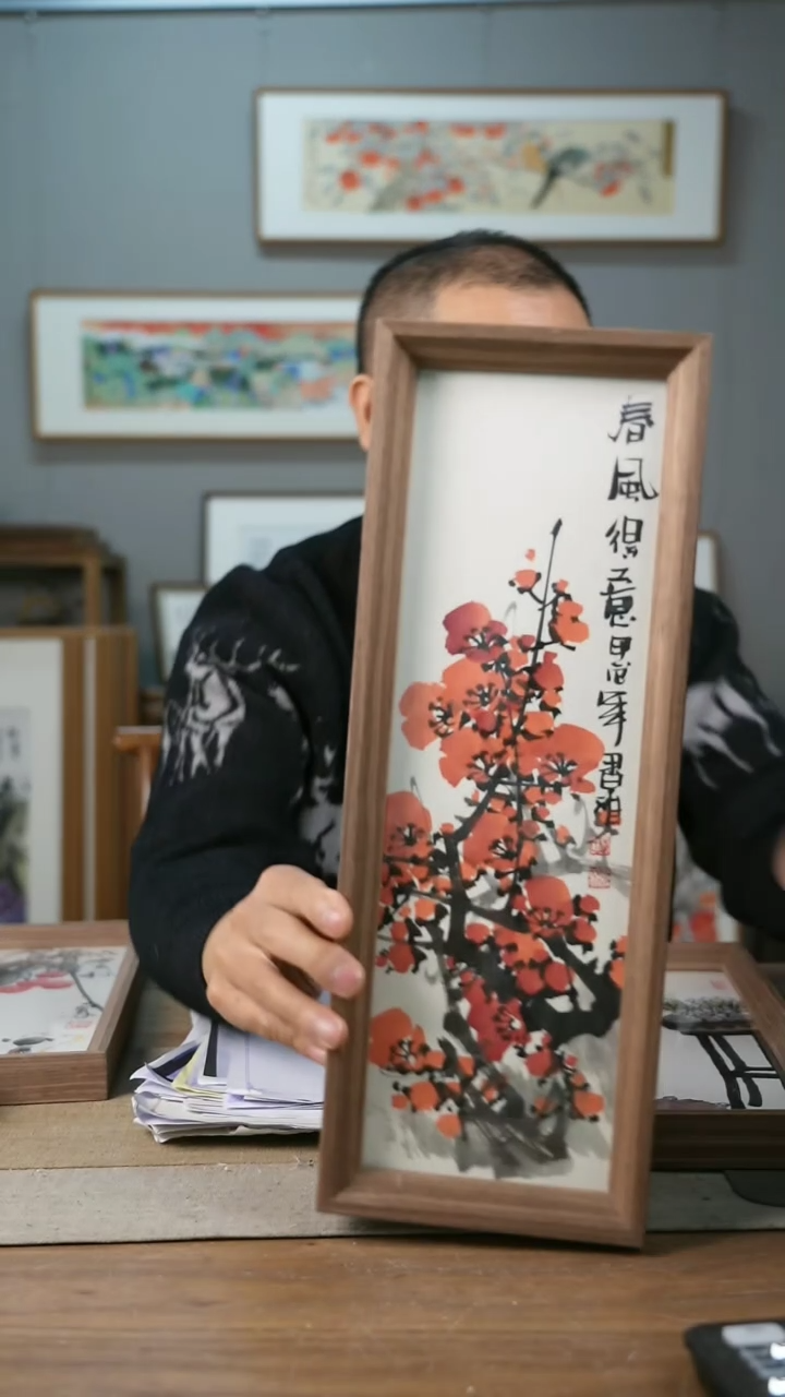 【闪购商品】书法协会会员老师带框作品-手书/绘同款作品