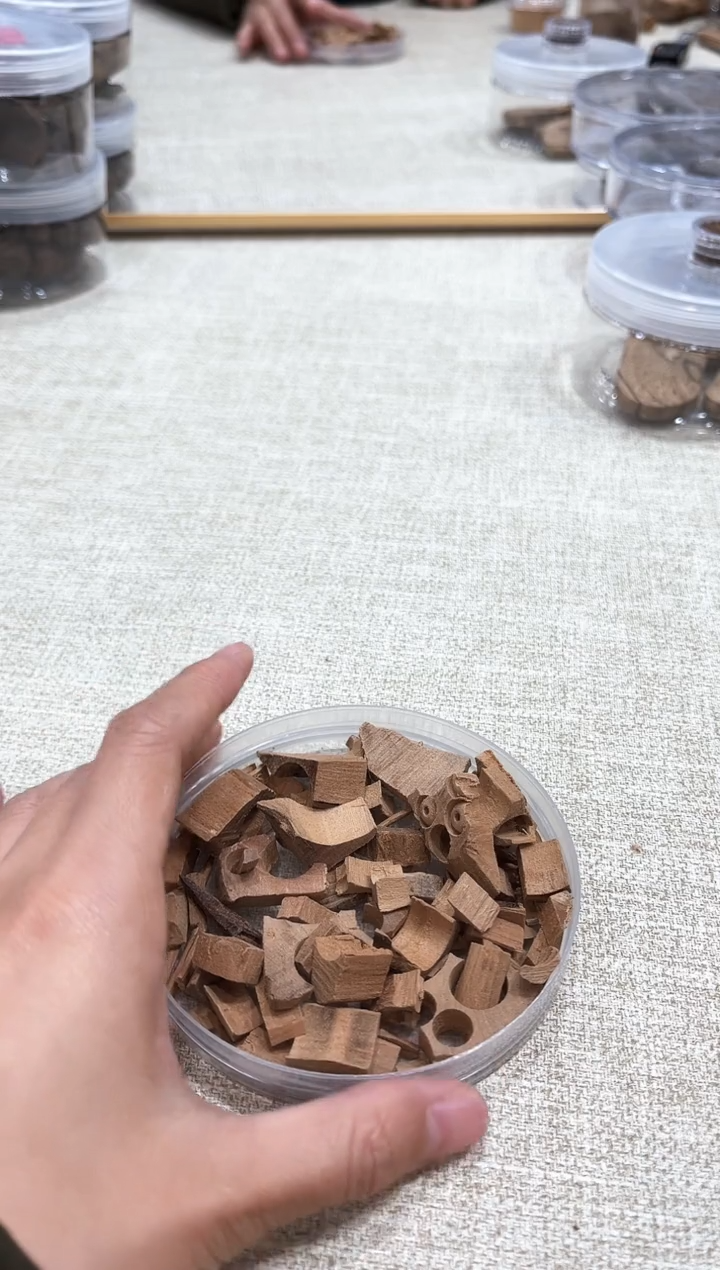 【闪购商品】檀香木其他棋楠级回流老山檀香车珠碎料一份