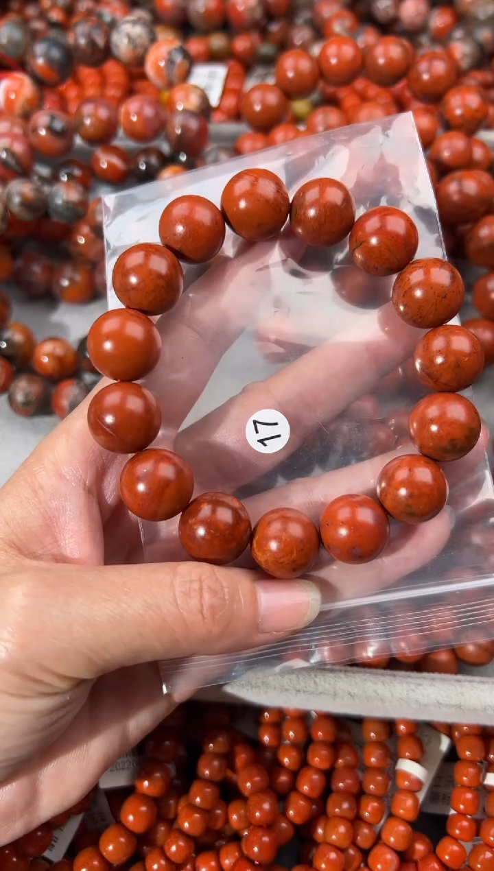 南红玛瑙手镯未镶嵌不*行15