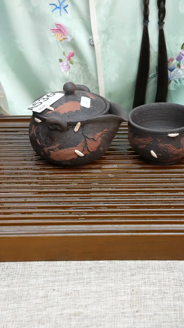 纯手工粗陶每一只不一样