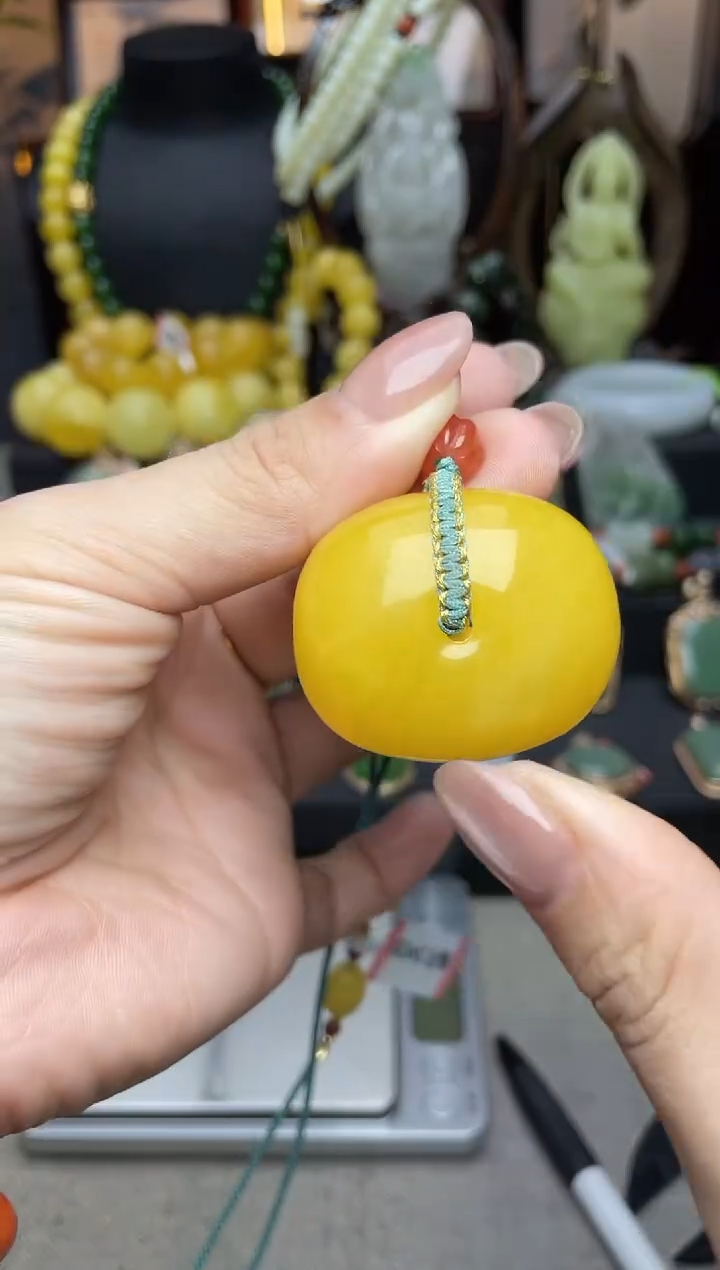 【闪购商品】琥珀颈饰未镶嵌吊坠sm38