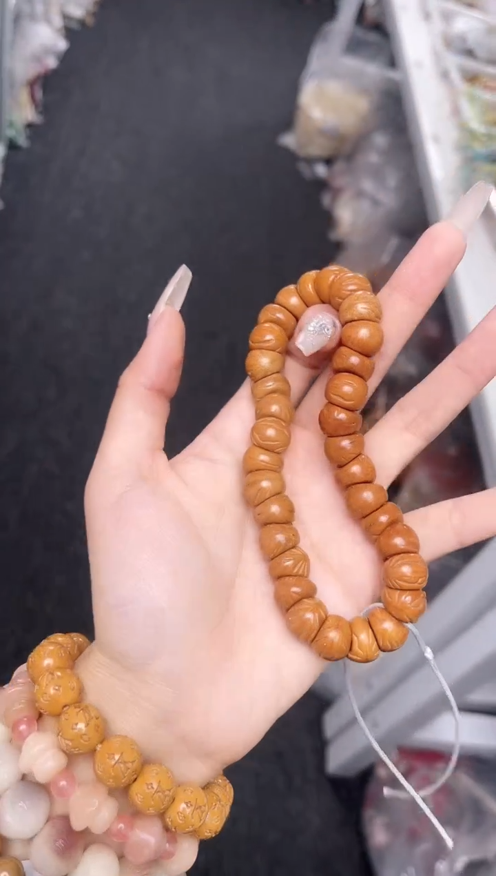 手串猴头核桃【捷靖12-13mm】核桃龙纹大肠手持@@CP145-1066