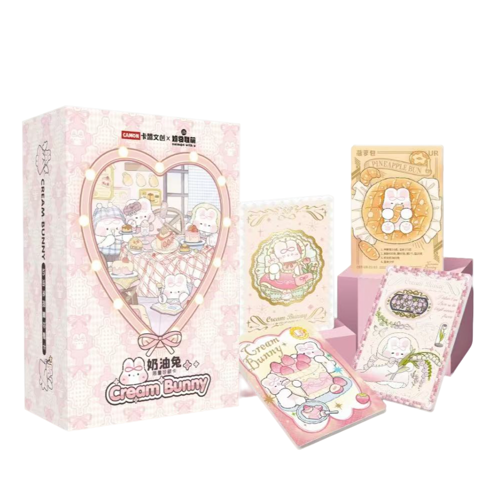 卡盟文创『CreamBunny奶油兔』限量珍藏卡牌盲盒[默认代拆]