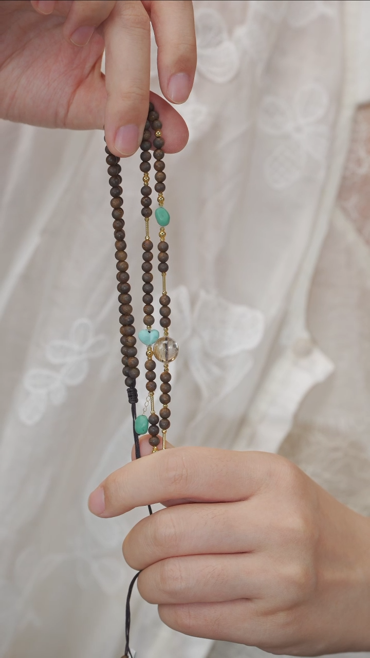 18K金镶嵌毛衣链水晶毛衣链