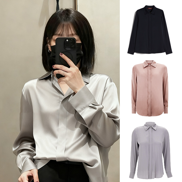 未使用 MaxMara 现货 新款桑蚕丝衬衫CS0260/ CS0261/CS0262
