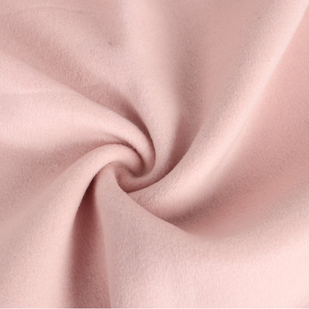 [粉色系]10%山羊绒 大衣面料 布料 量身定制大衣外套披肩 裁缝