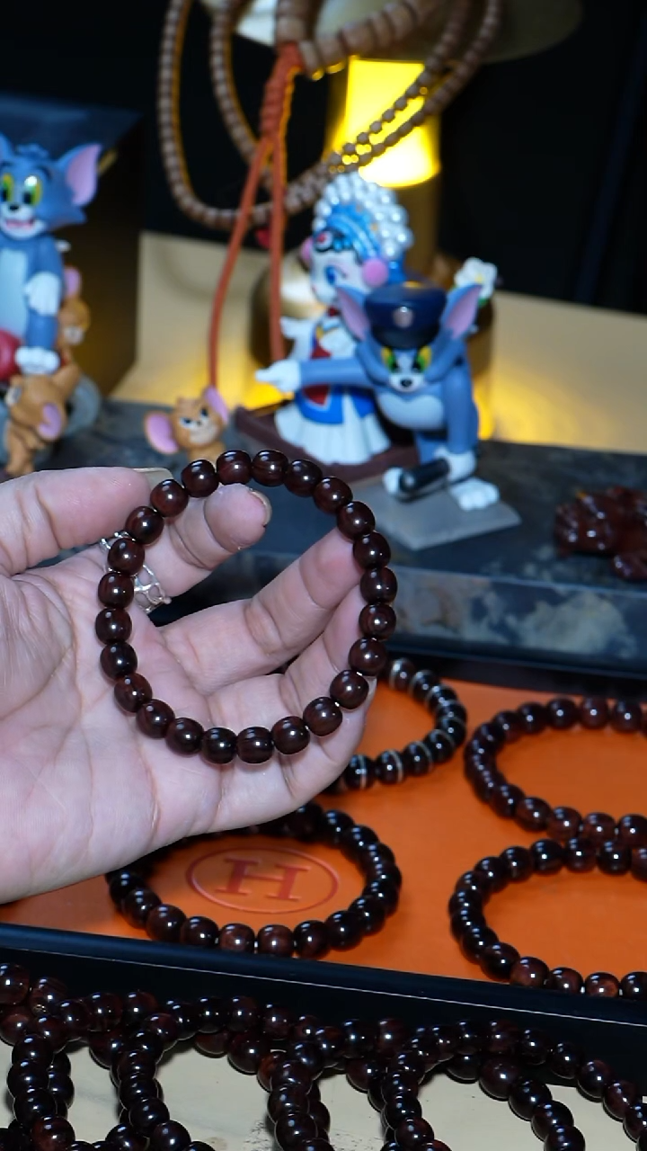 手串/手链黄花梨/降香黄檀【MOYU】海南黄花梨 8*8.5文玩潮款手串