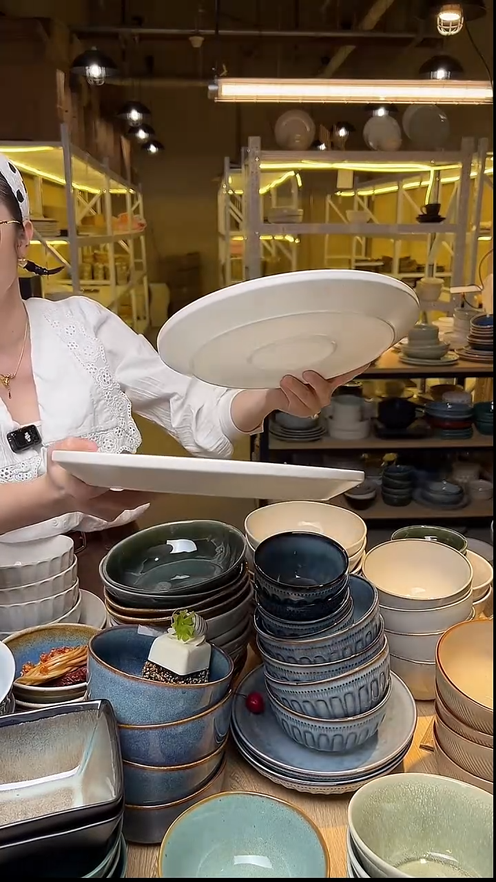 瓷229外贸尾货窑变釉下彩默认瑕疵