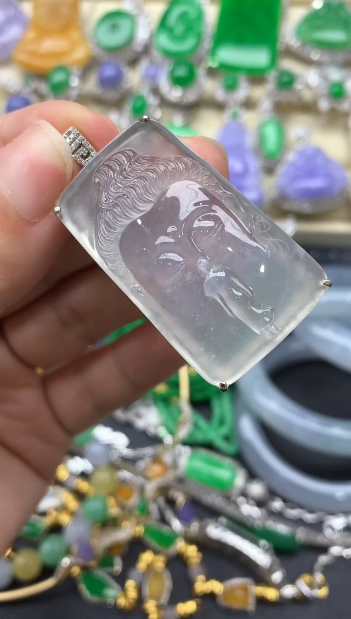 【闪购商品】翡翠颈饰18K金镶嵌381-中国好珍宝