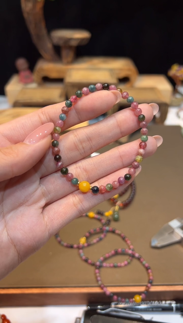 未镶嵌手链碧玺手饰@@F2266