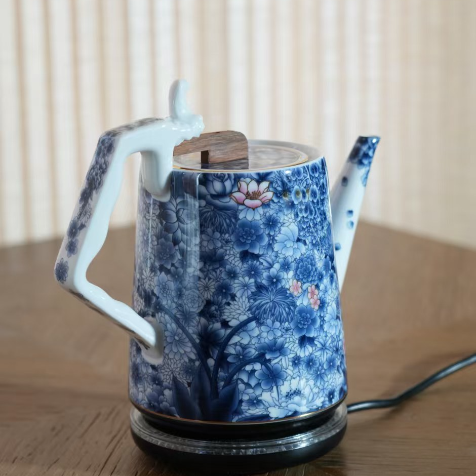 成艺清韵禅水壶陶瓷水壶烧水壶青花家用大容量