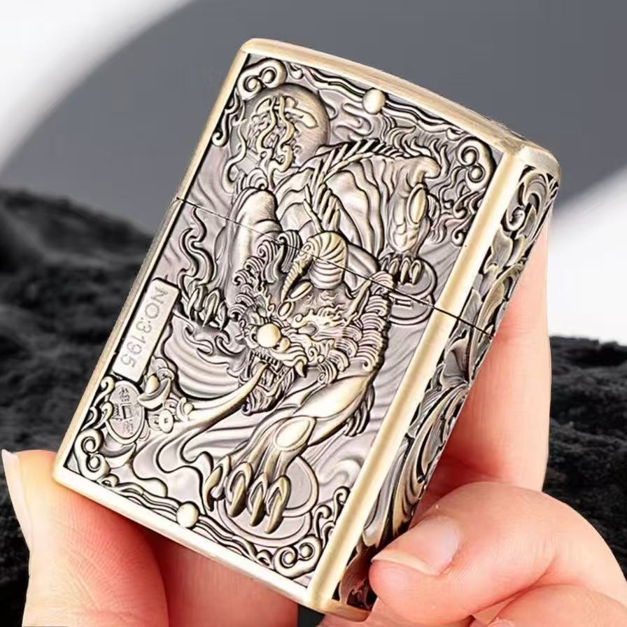 【ZK20-1貔貅】青铜防风煤油打火机