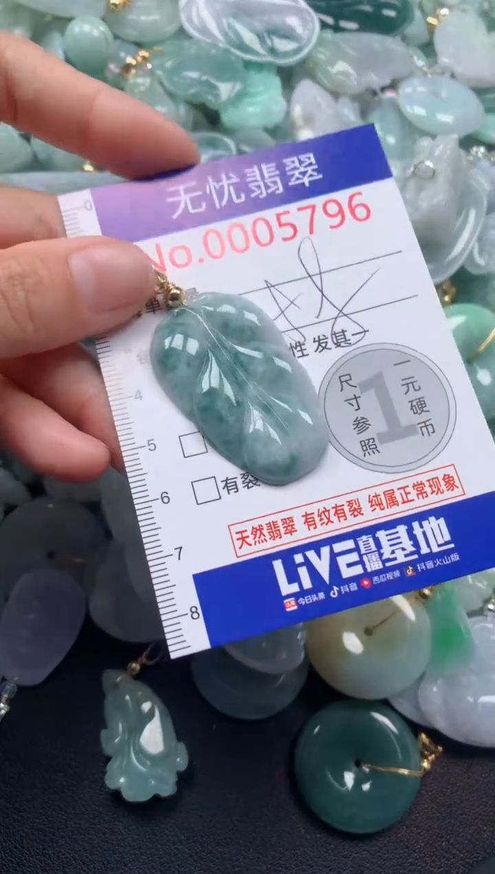 颈饰未镶嵌翡翠5796