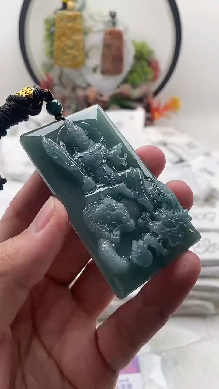 颈饰未镶嵌翡翠文殊