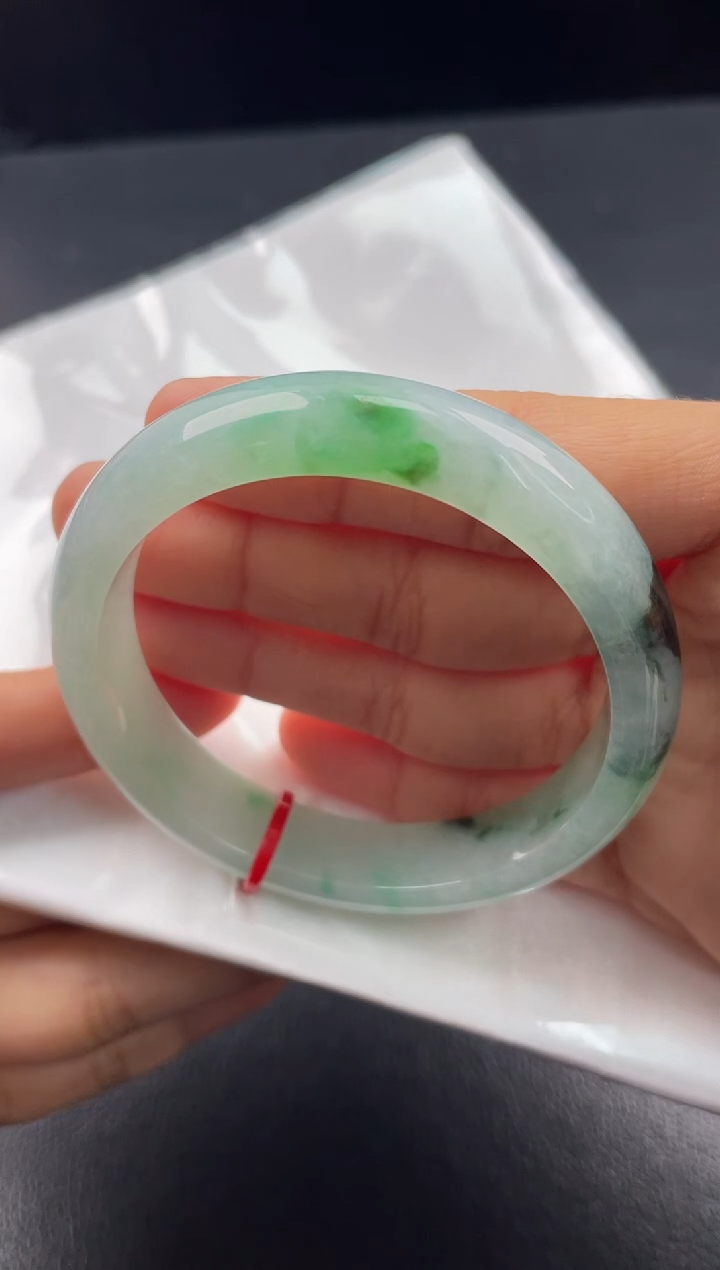 未镶嵌手镯翡翠55圈口