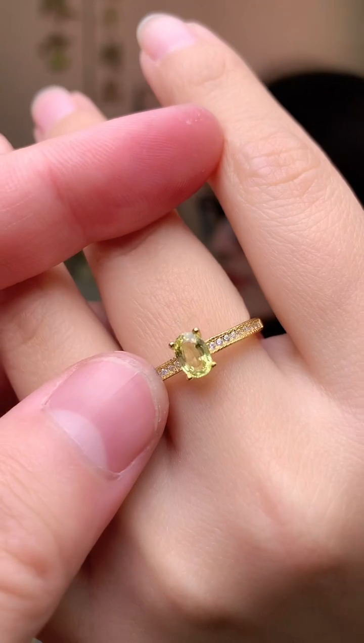 【闪购商品】蓝宝石戒指银S925镶嵌戒指