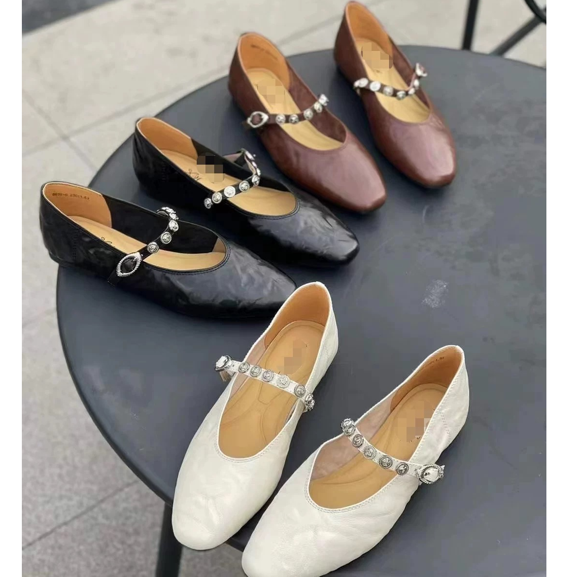 极简风浅口平底玛丽珍鞋中口单鞋跟鞋玛丽珍乐福鞋