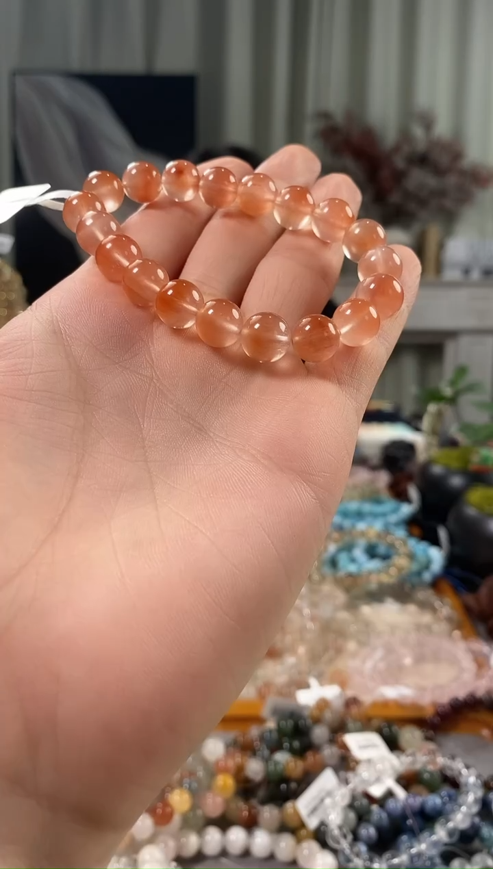 未镶嵌手链水晶沙****水兔毛