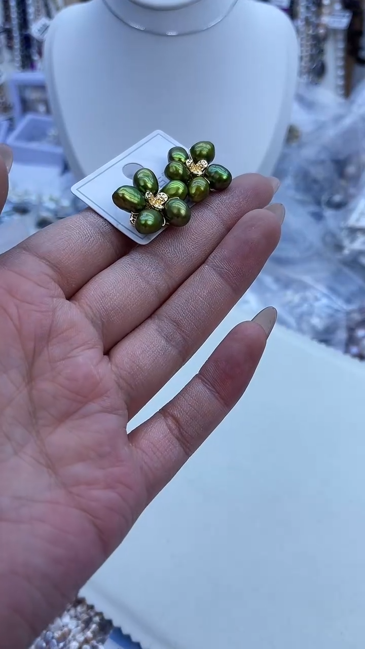 【闪购商品】淡水珍珠耳饰未镶嵌833