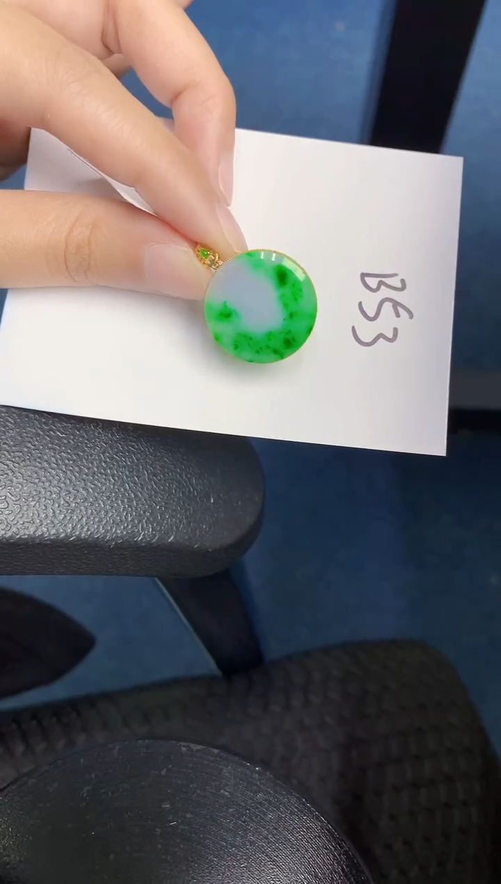 【闪购商品】翡翠颈饰18K金镶嵌000000000