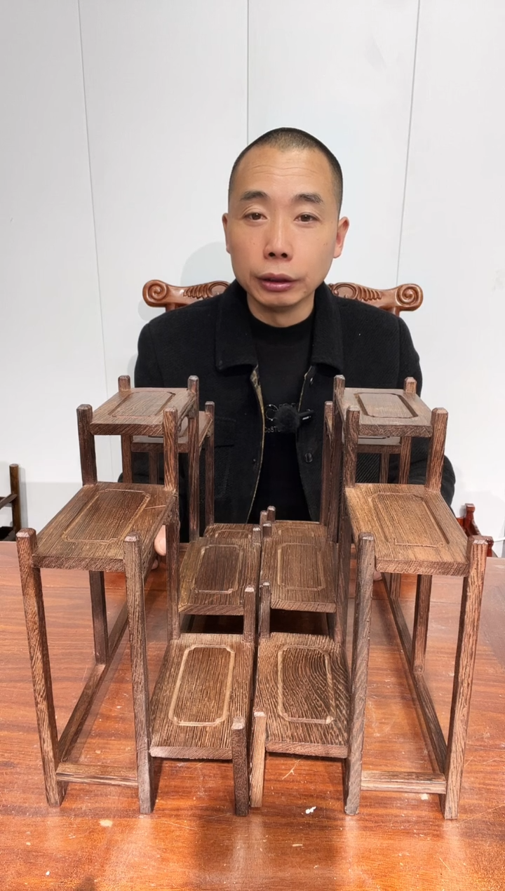 木岸****草鸡翅木前后六连台两个