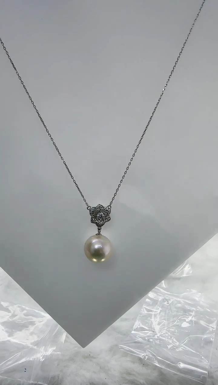 【闪购商品】淡水珍珠DA银S925镶嵌b526 吊坠