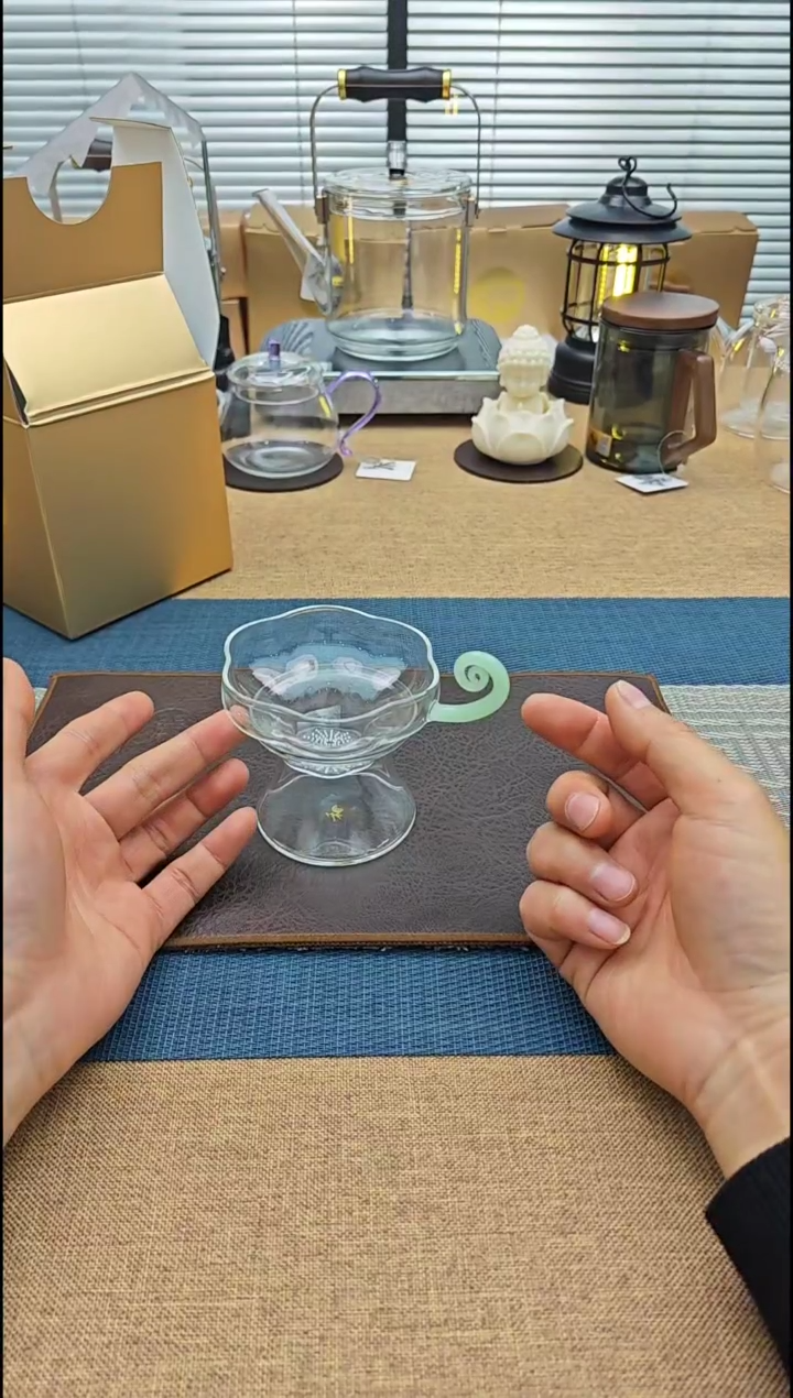 【闪购商品】禾器予乐茶漏浅玉色金标