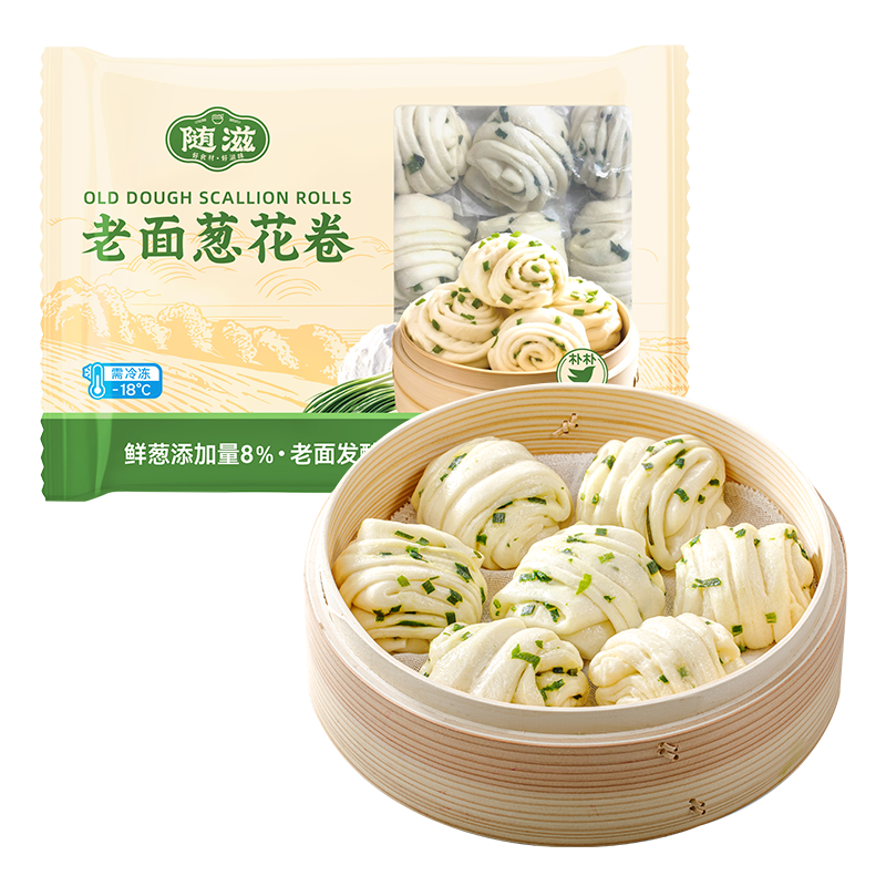 随滋老面葱花卷360g（含10个）