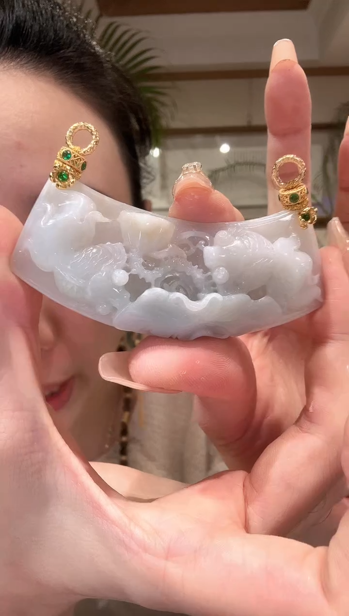 【闪购商品】翡翠颈饰未镶嵌国风