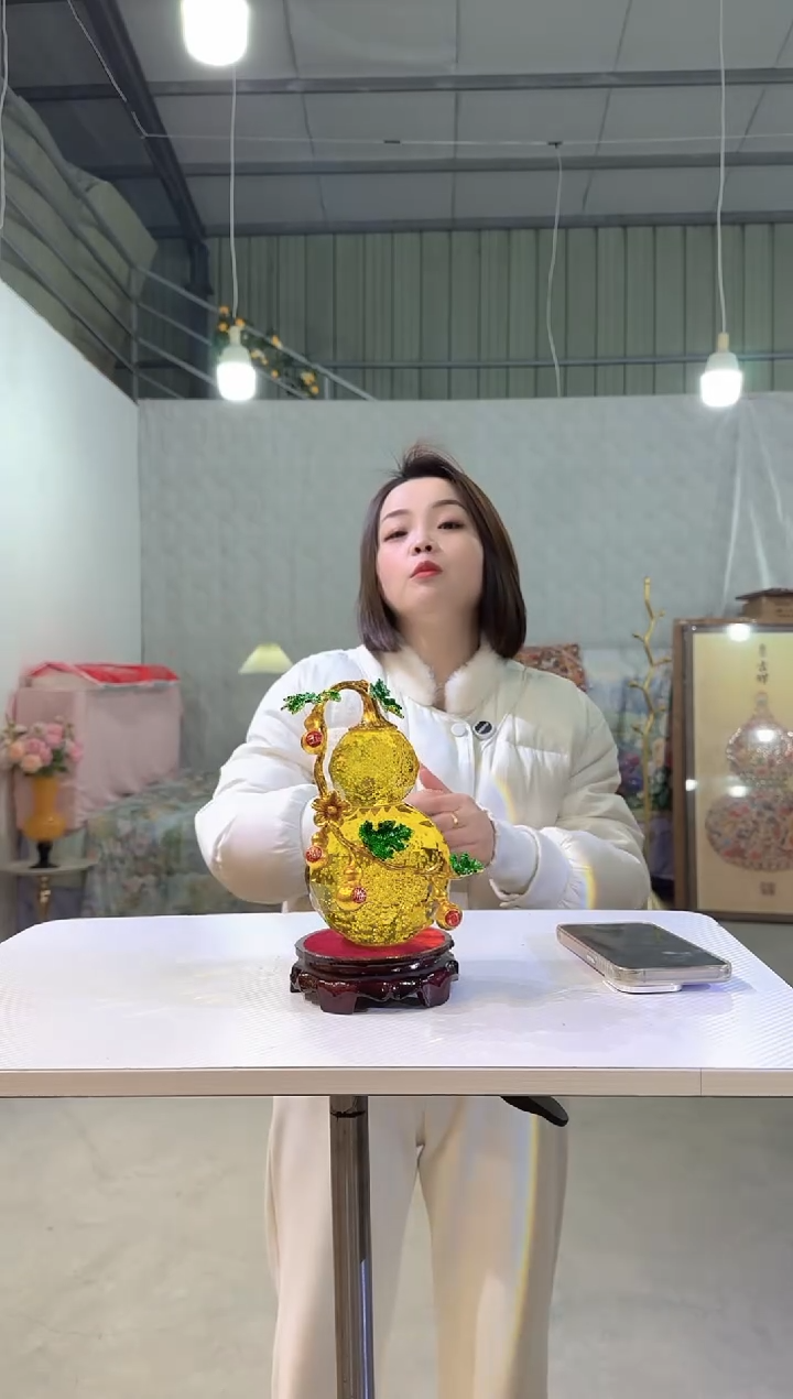 琉璃于控花瓶花器ZZ-晚11