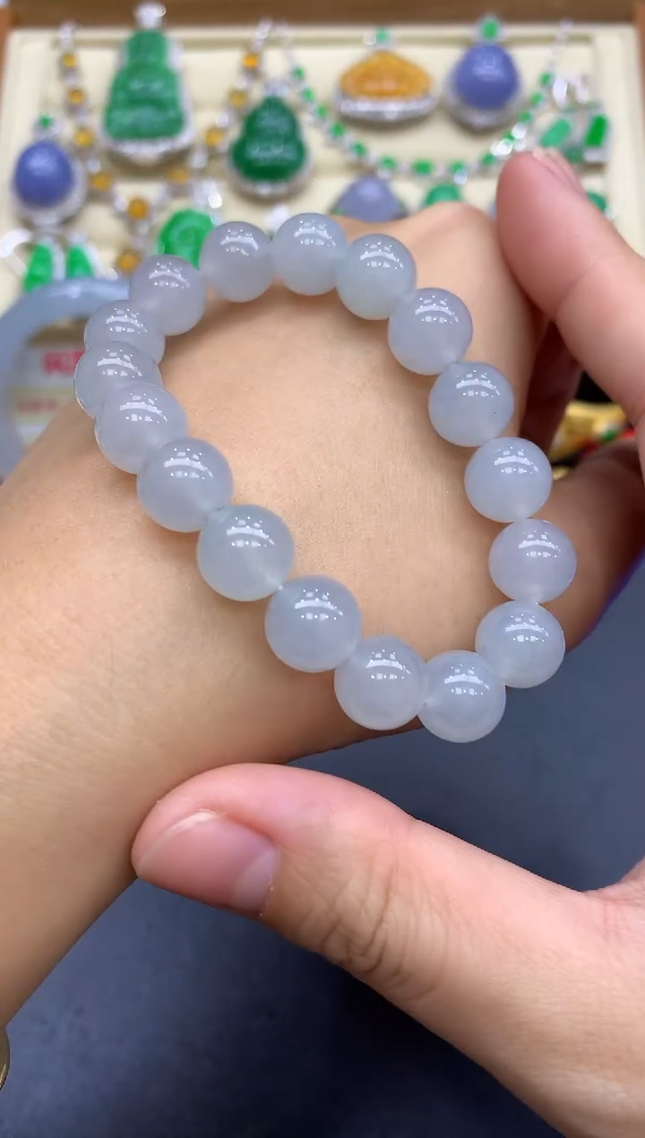 未镶嵌手串翡翠167-中国好珍宝